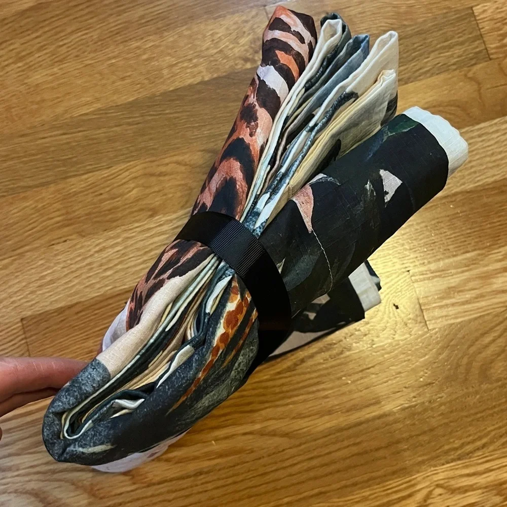 Anthropologie Tesserae Mural Curtain Panel 50 x 108 NWT